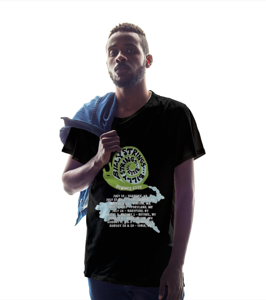 Billy Strings Summer 2026 Snail Tour Dates July August Schedule T-Shirt