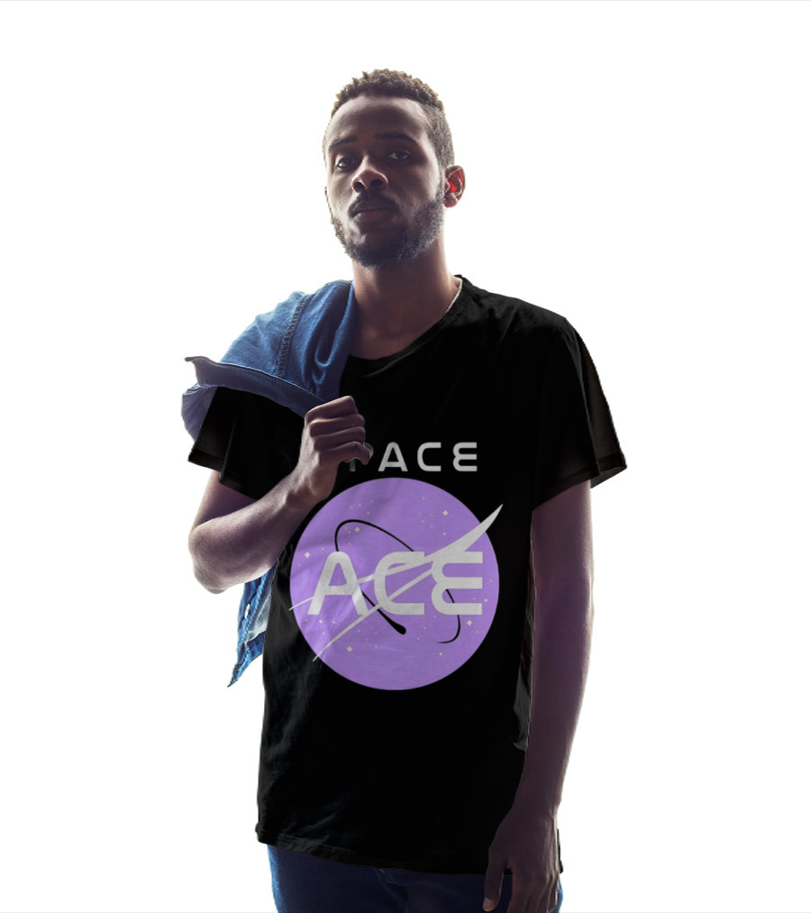 Space Ace NASA Astronomy Galaxy Iconic Insignia T-Shirt