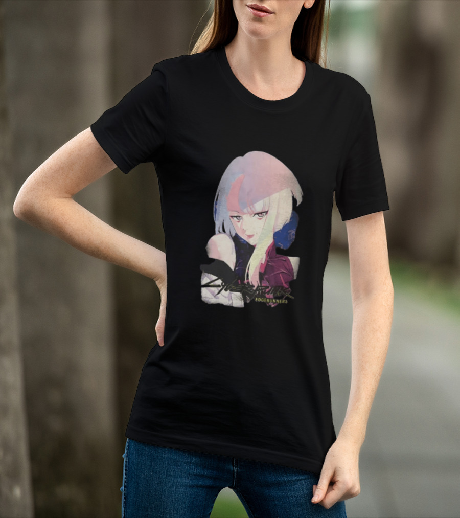 Cyberpunk Edgerunners Lucyna Kushinada Colorful Anime T-Shirt