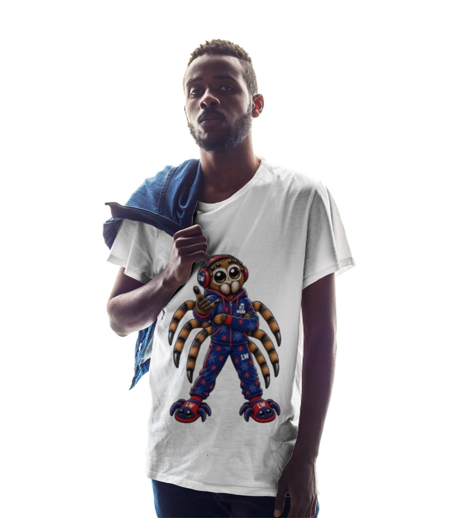 PJ Black Spidey PJ Webb LW Spider Character In Blue Red Outfit T-Shirt