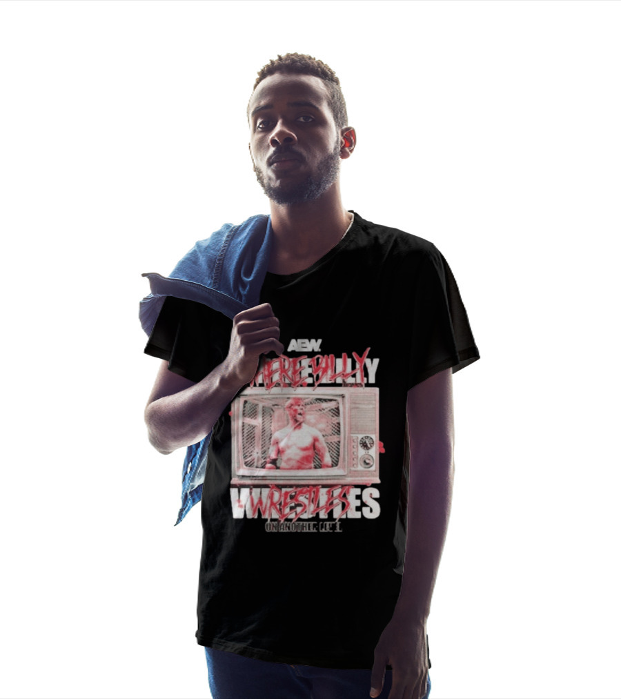 AEW Where Billy Wrestles TV Cage Match T-Shirt