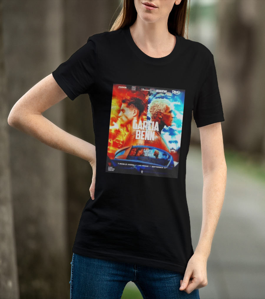 Garcia Vs Benn Live Fight DAZN Mobile Arena Las Vegas September 12th T-Shirt
