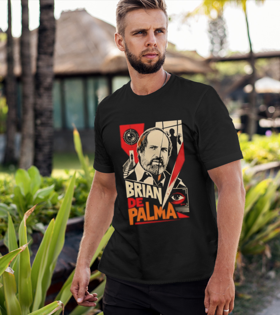 Brian De Palma Cinematic Visionary Red Eye Montages T-Shirt