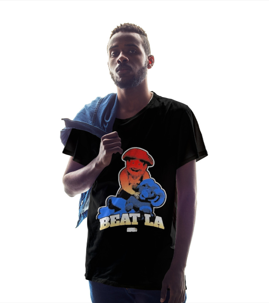 San Francisco 49ers Beat LA Rams Retro Style Football Rivalry T-Shirt