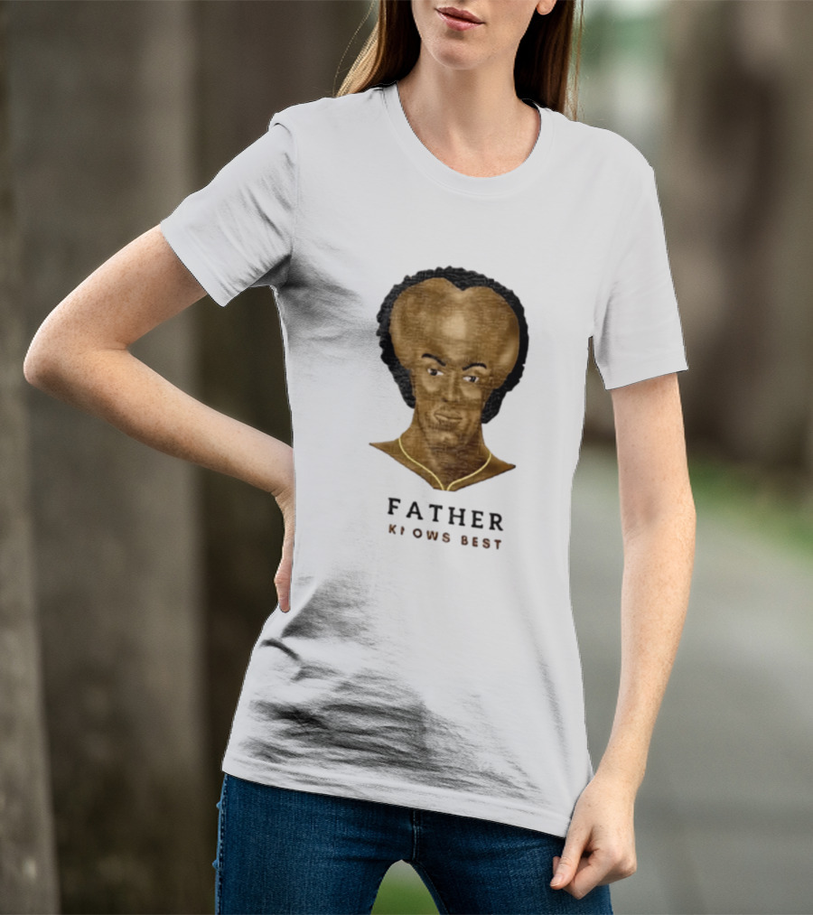 Father Knows Best Yakub Large Heart Shaped Brain T-Shirt