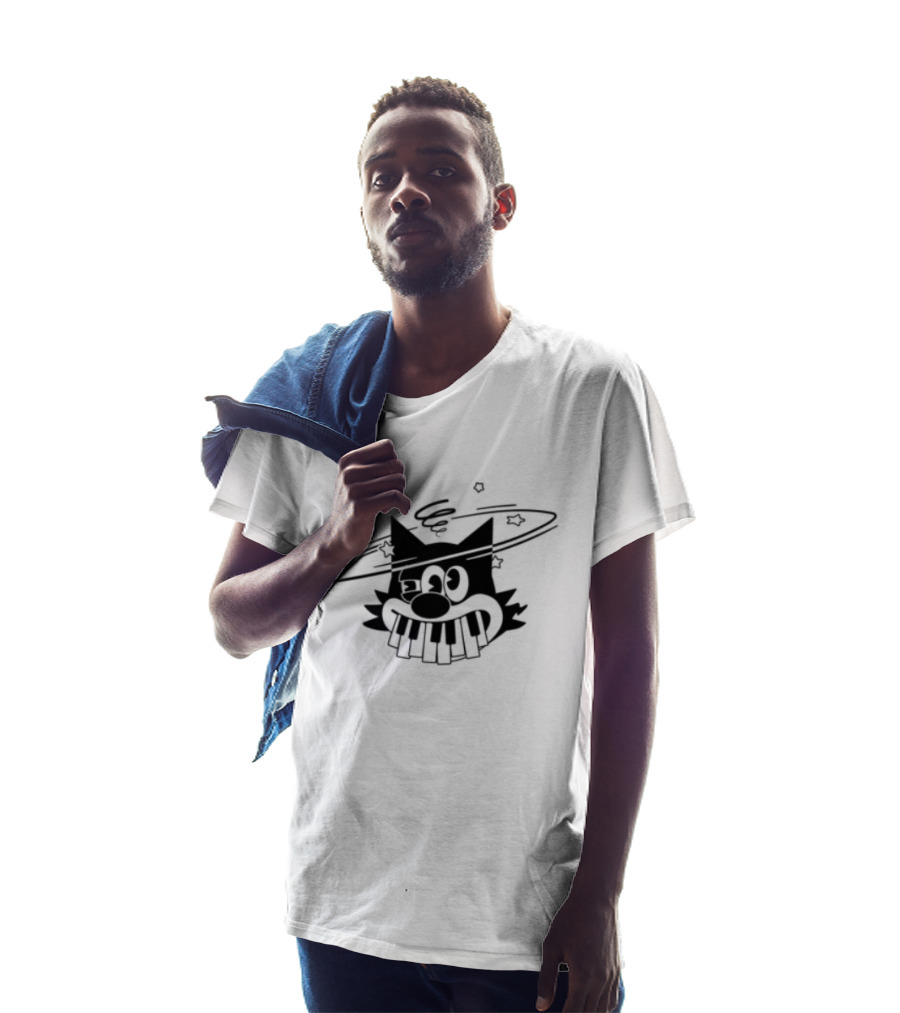 G Jones Eprom Slamming Keys Cat T-Shirt