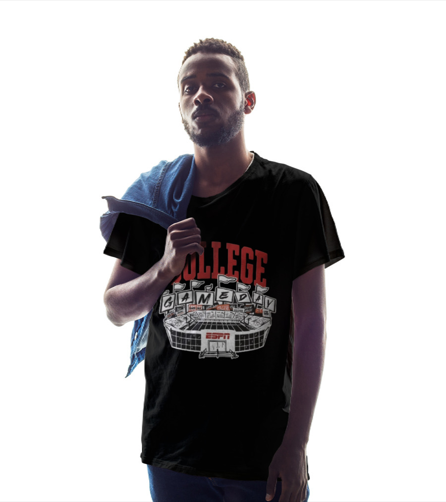ESPN College GameDay Stadium Flags And Field T-Shirt