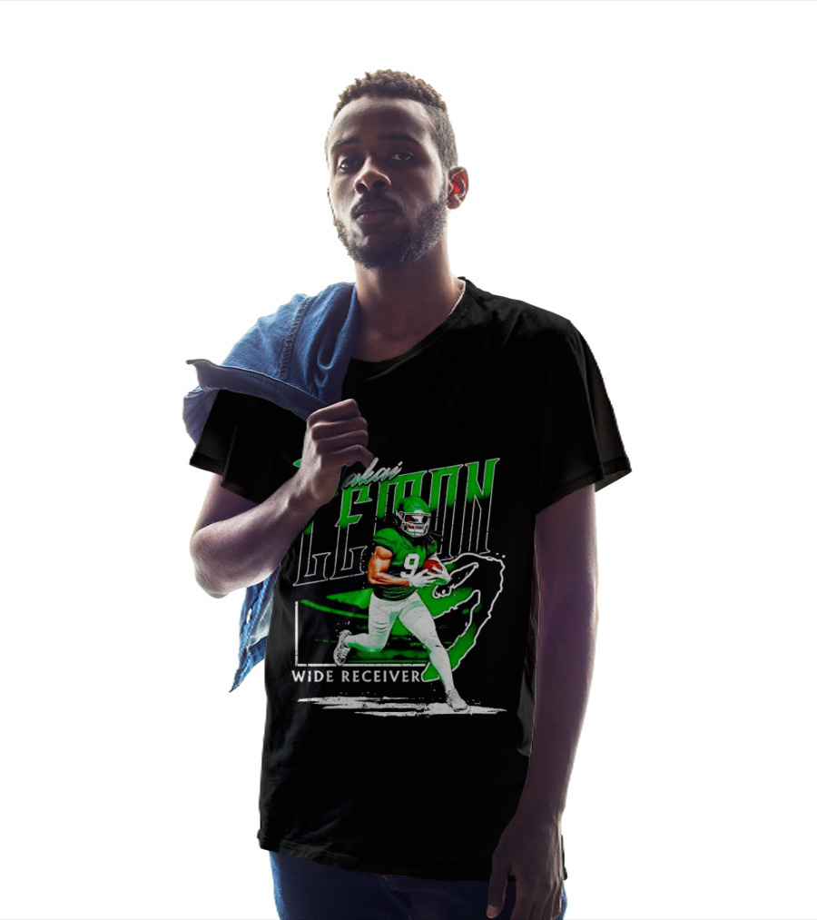 Makai Lemon New York Jets Wide Receiver 9 Football T-Shirt
