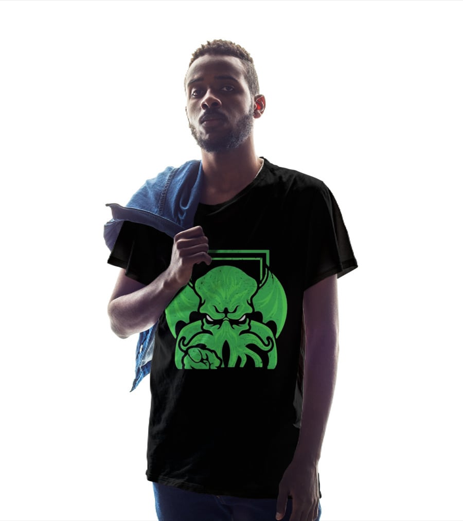 I Want Cthulhu YOU To Obey Commanding Green Creature T-Shirt