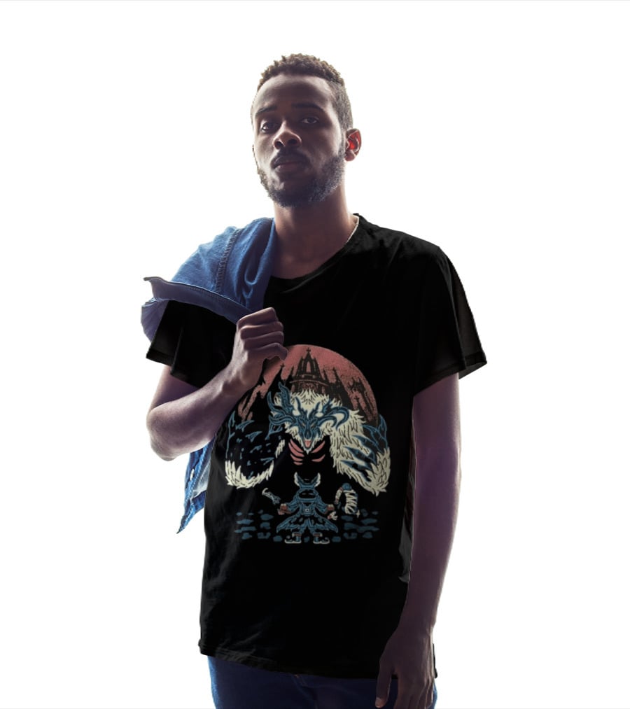 Vicar Amelia Hunter Confronts Beast At Gothic Cathedral T-Shirt