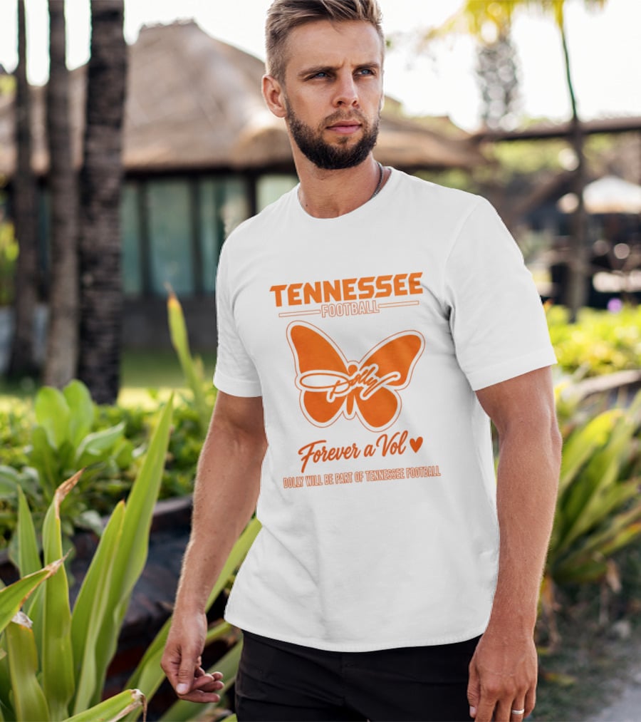 Tennessee Football Dolly Parton Forever A Vol Butterfly T-Shirt