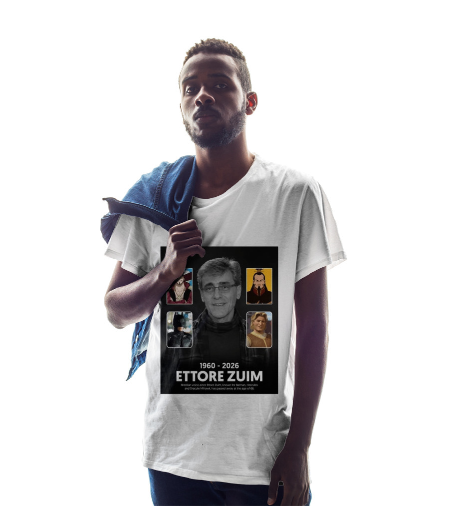 1960 2026 Ettore Zuim Batman Hercules Dracula Mihawk Voice Actor T-Shirt