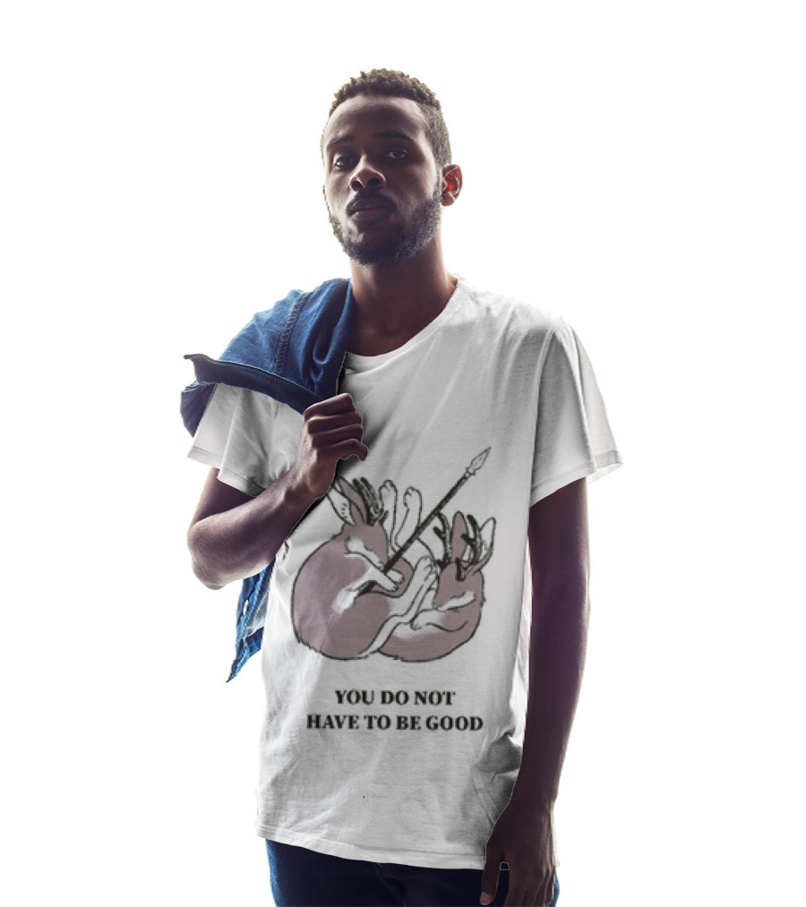 You Do Not Have To Be Good Jackalope Mary Oliver Antlers Arrow T-Shirt