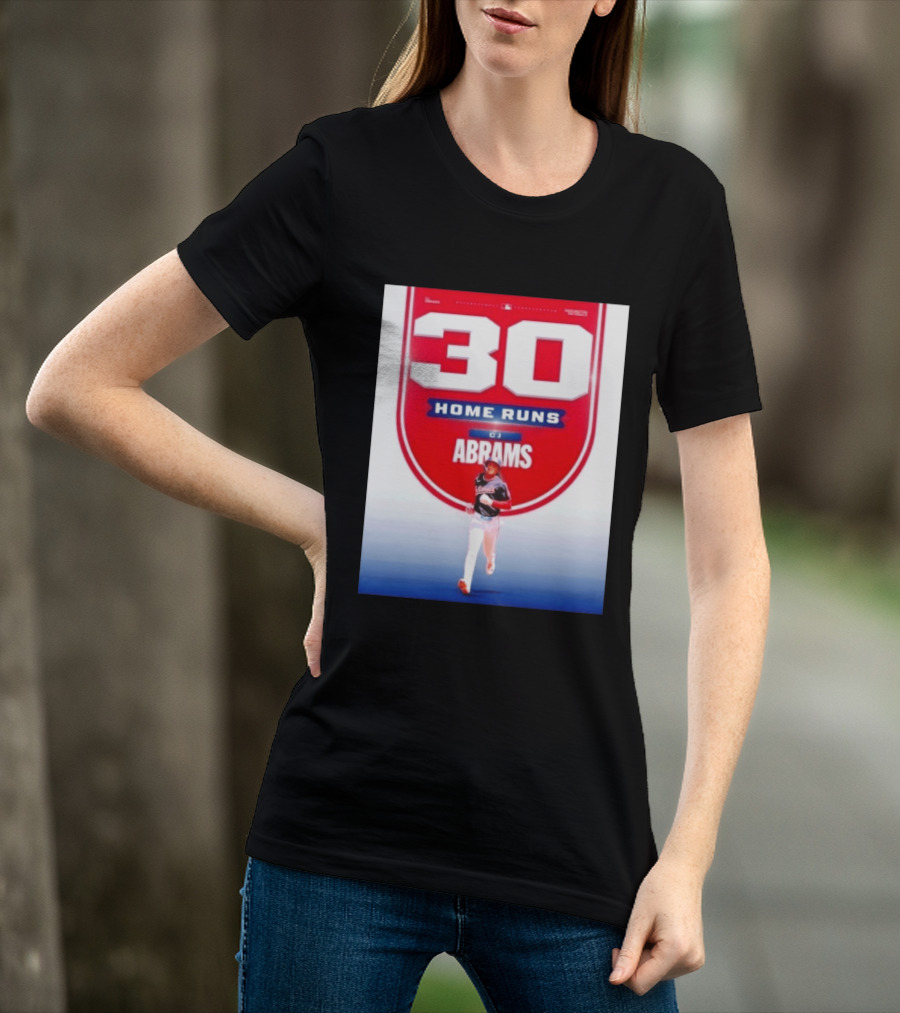 30 Home Runs CJ Abrams Washington Nationals T-Shirt