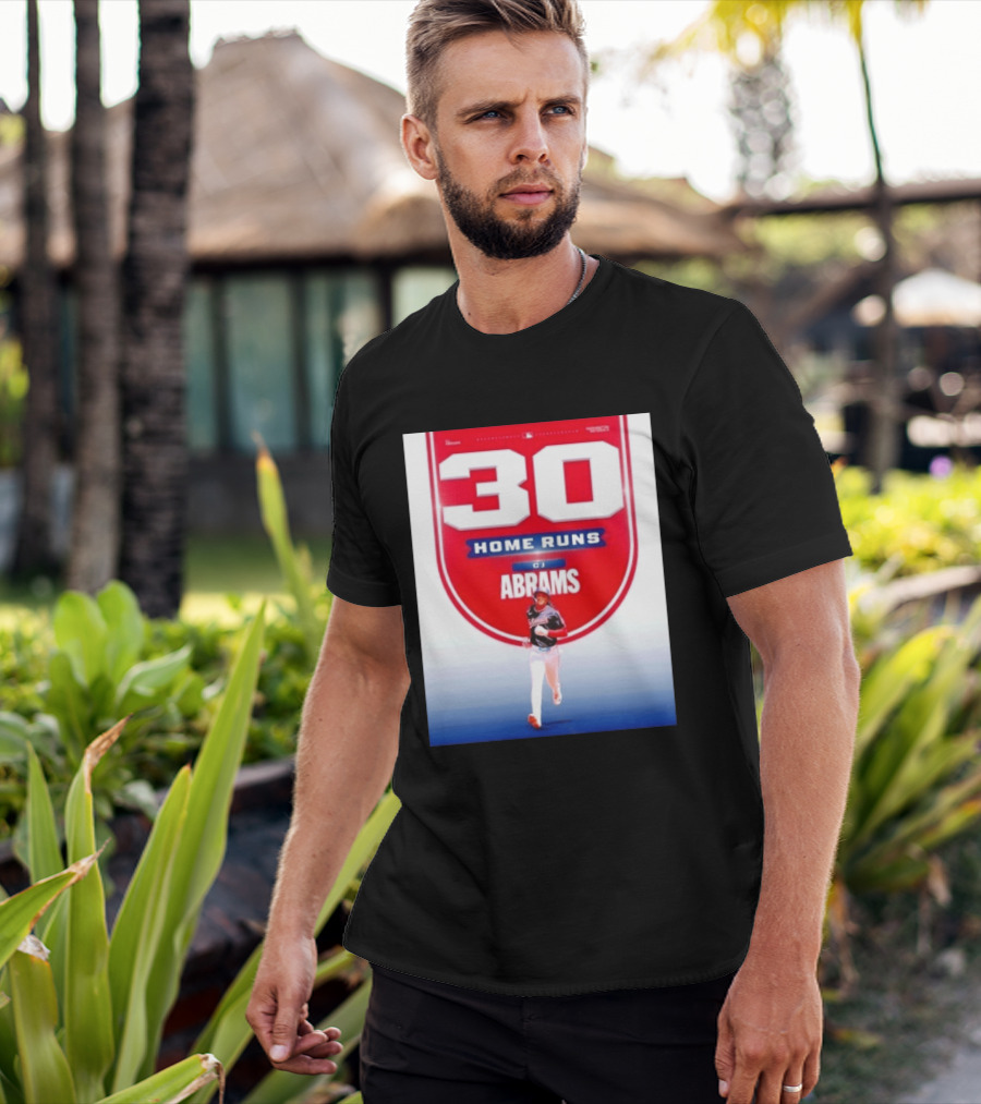 30 Home Runs CJ Abrams Washington Nationals T-Shirt