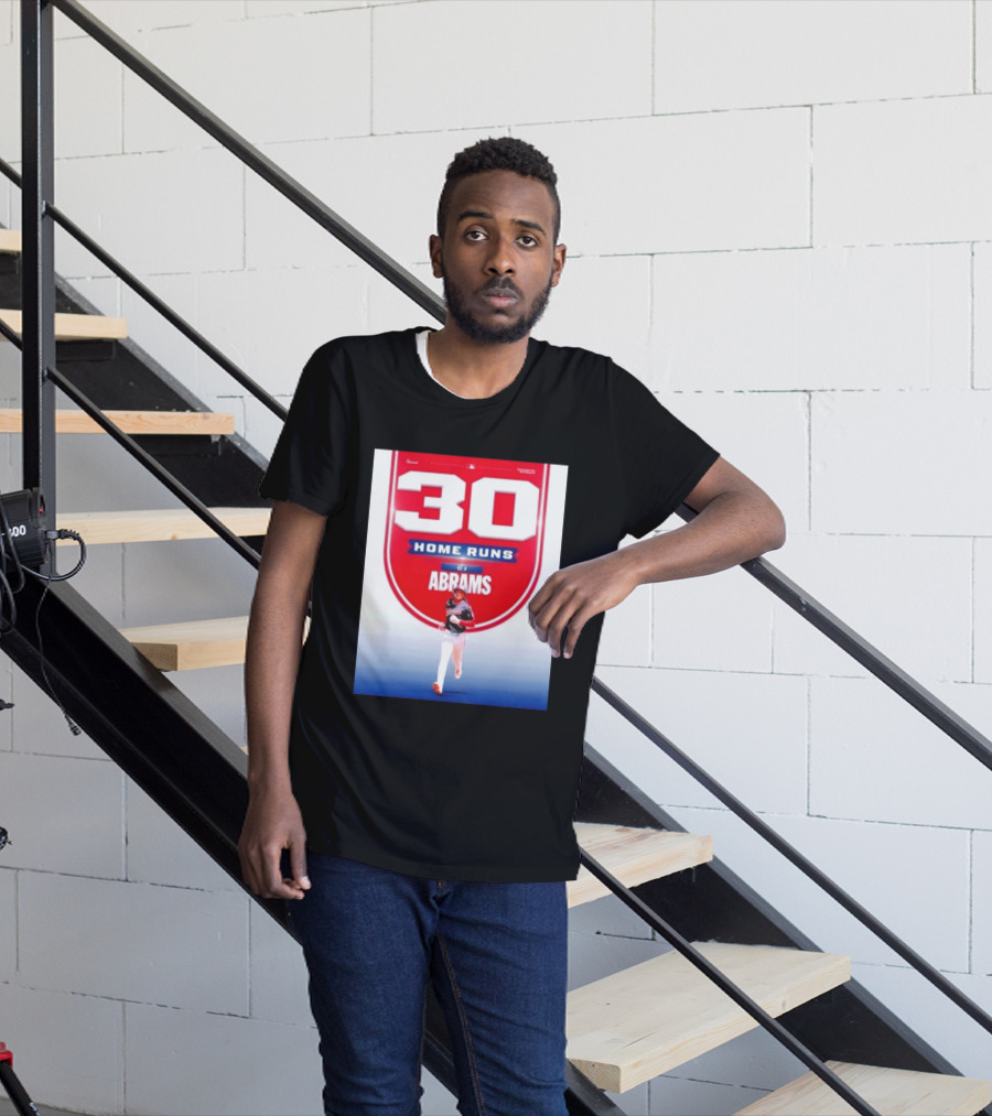 30 Home Runs CJ Abrams Washington Nationals T-Shirt