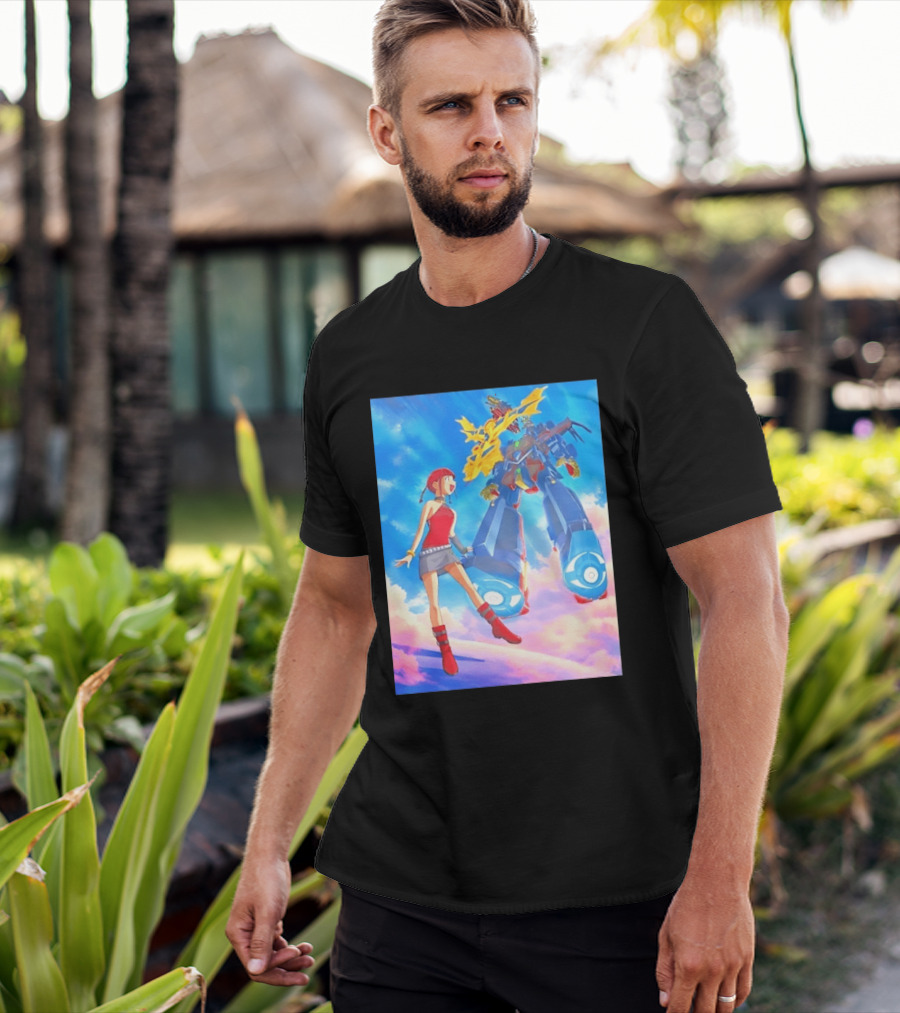 Dorothy Wayneright With The Big O Mecha From The Big O Anime Series T-Shirt