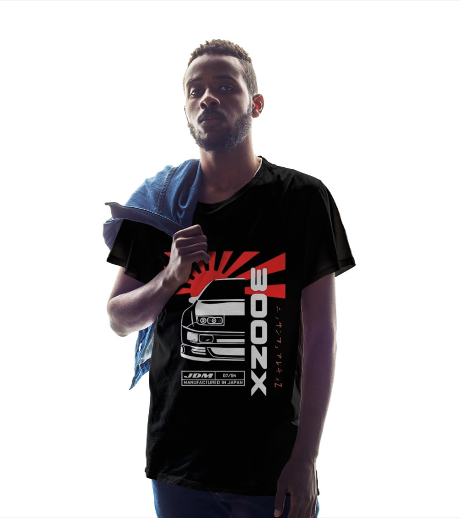 Nissan 300ZX JDM Manufactured In Japan Rising Sun Japanese Domestic Market T-Shirt