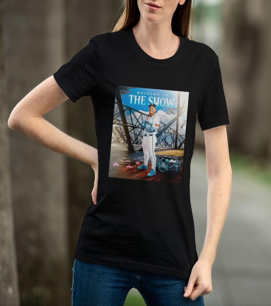 Welcome To The Show Michael Arroyo Mariners 50th Anniversary Baseball T-Shirt