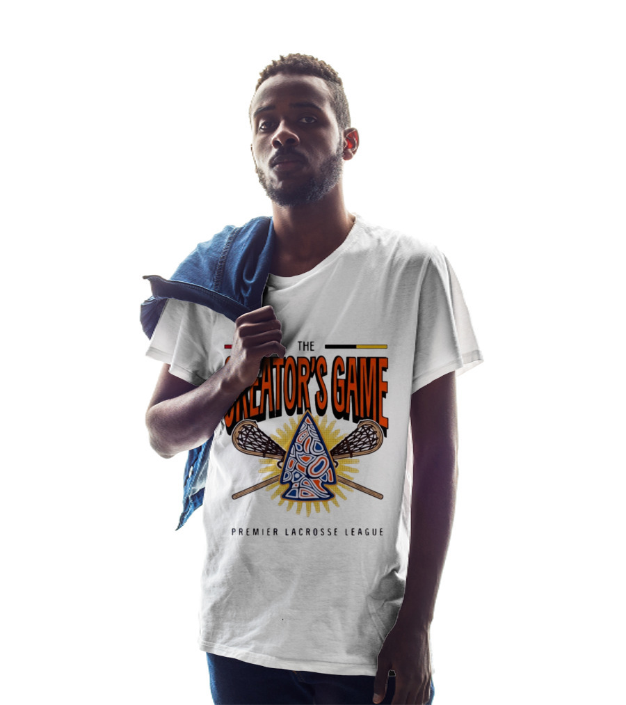 The Creator's Game Premier Lacrosse League Iconic Lacrosse Sticks T-Shirt