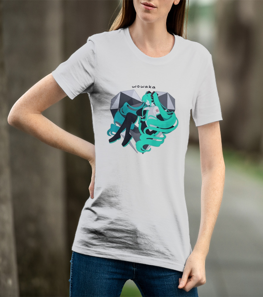 Wowaka 01 Hatsune Miku Heart Vocaloid Anime T-Shirt