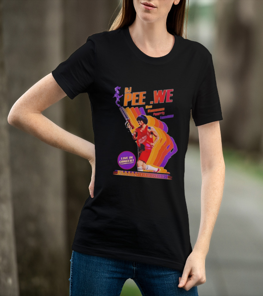 DJ Pee Wee Live In Concert Hey Mister Tequila Weee Wannnaaaaa Paaarrty Faaaahhhh T-Shirt