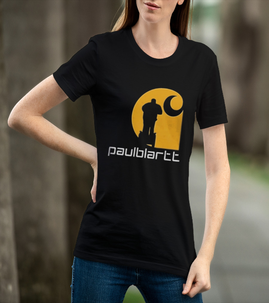 Paulblartt Security Guard Segway Yellow Swirl T-Shirt