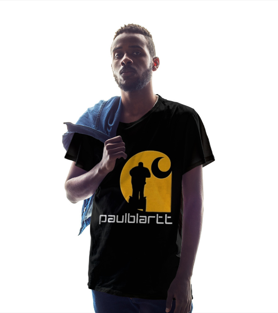 Paulblartt Security Guard Segway Yellow Swirl T-Shirt