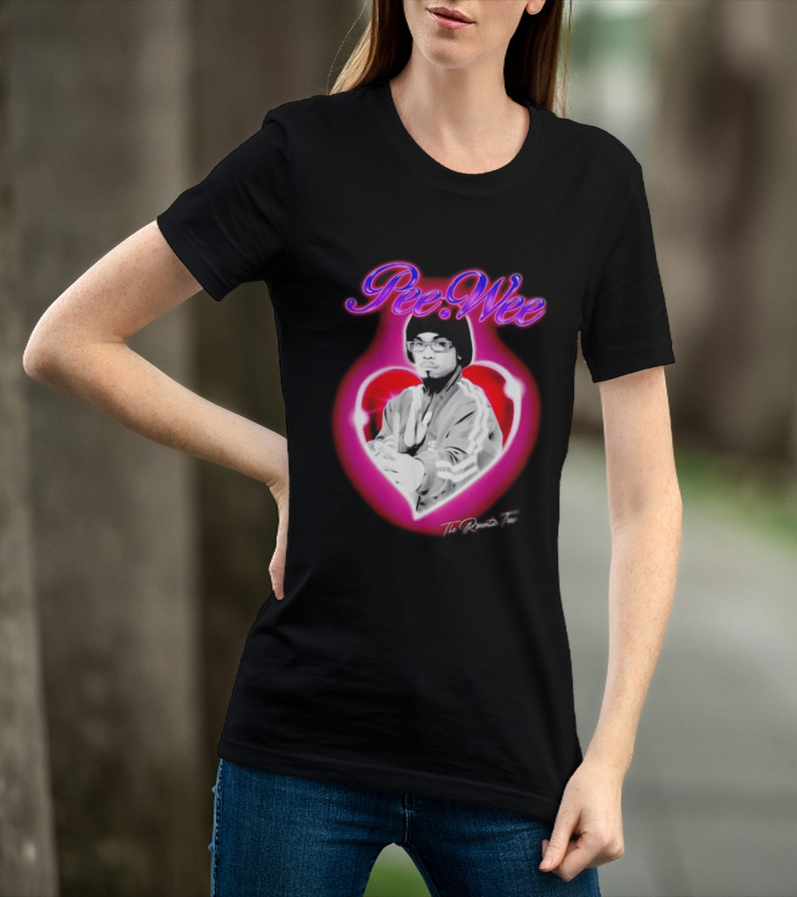 Pee Wee The Romantic Tour Heart Iconic Rap Hip Hop Artist T-Shirt