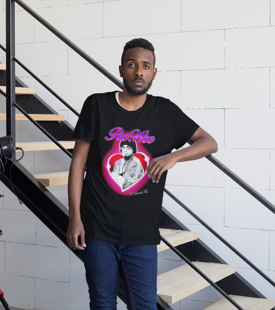 Pee Wee The Romantic Tour Heart Iconic Rap Hip Hop Artist T-Shirt