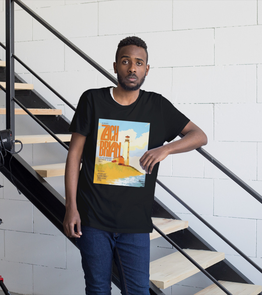 Zach Bryan Live At The Woodlands September 18 19 2026 Dover DE Kings Of Leon Alabama Shakes Gabriella Rose Feyi Fuli Concert T-Shirt