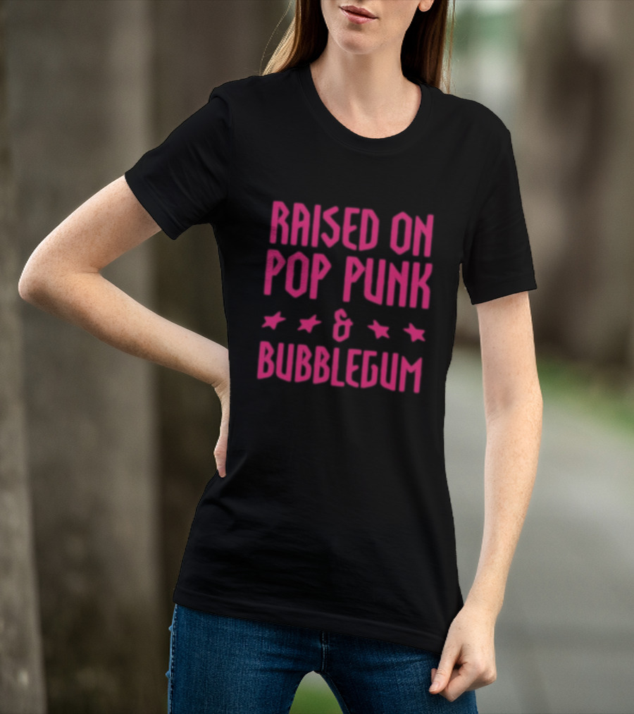Raised On Pop Punk And Bubblegum Stars Summer Brothers Store 5Sos T-Shirt