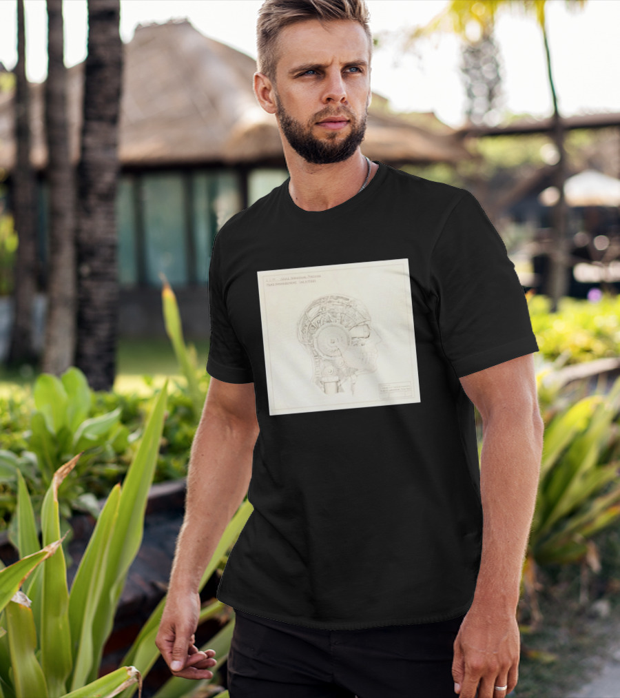 VisionQuest JIM Joule Individual Machine Head Blueprint Drawing T-Shirt