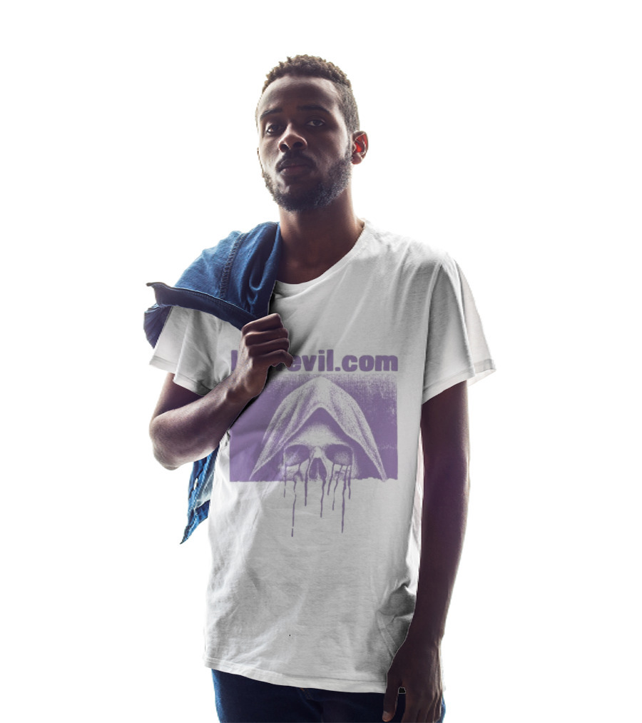 Halfevil.com Hooded Skull Dripping Half Evil Store Week 2 $3.33 T-Shirt