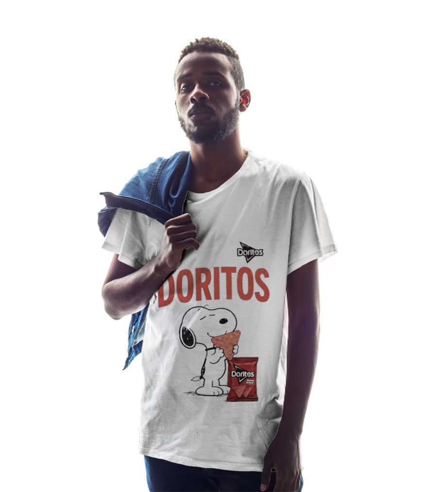 Snoopy Doritos Snack Vibes With Peanuts Cartoon T-Shirt