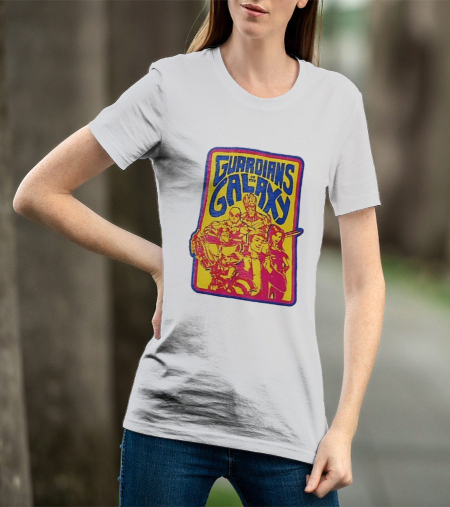 Guardians Of The Galaxy Star Lord Groot Rocket Drax Gamora Marvel T-Shirt