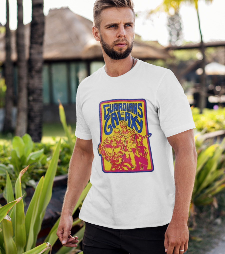 Guardians Of The Galaxy Star Lord Groot Rocket Drax Gamora Marvel T-Shirt