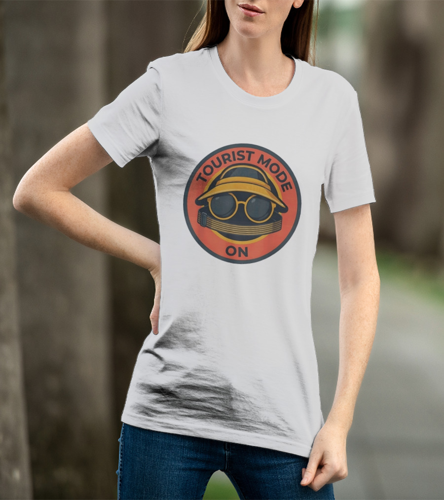 Tourist Mode On Vacation Travel Sightseeing Adventure T-Shirt