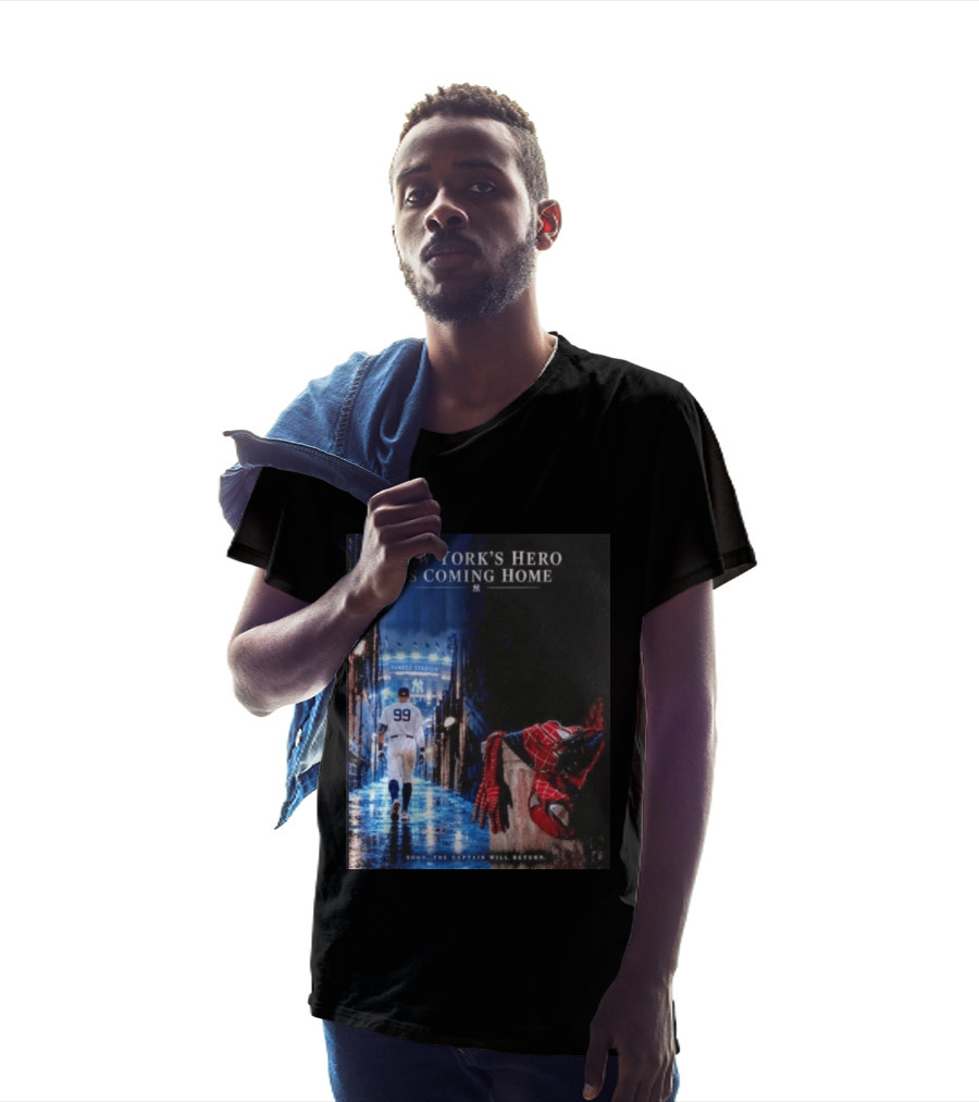 New York's Hero Is Coming Home Yankee Stadium Return Soon The Captain Will Return T-Shirt