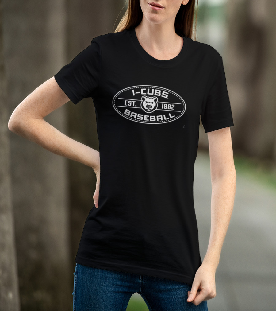 Iowa Cubs Est 1982 Baseball MiLB Triple A Classic Retro Fan Merchandise T-Shirt