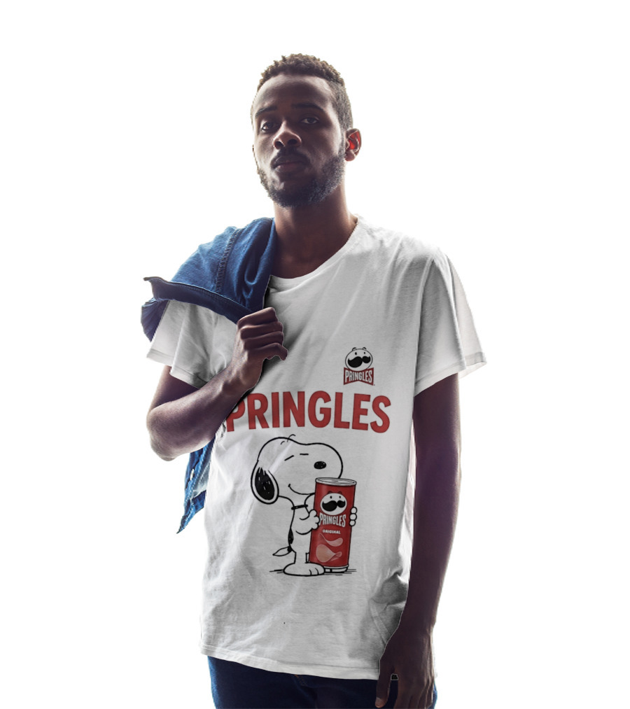 Snoopy Pringles Pop Play Repeat T-Shirt