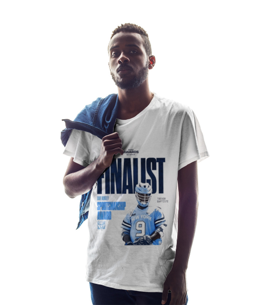 Trevor Baptiste NY Atlas 2026 Dave Huntley Sportsmanship Award Finalist New York Sports Team Number 9 T-Shirt