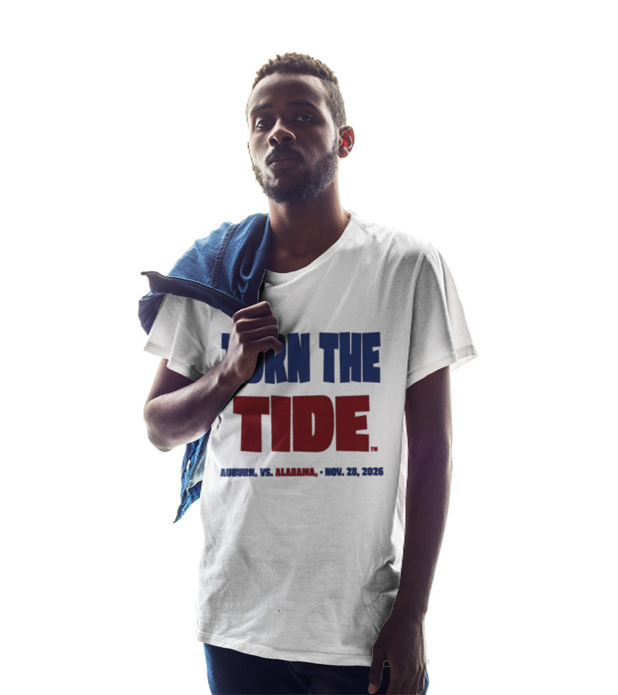 Auburn Vs Alabama Turn The Tide Nov 28 2026 T-Shirt