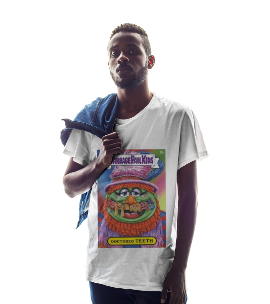 Garbage Pail Kids Doctored Teeth Muppets Mashup T-Shirt