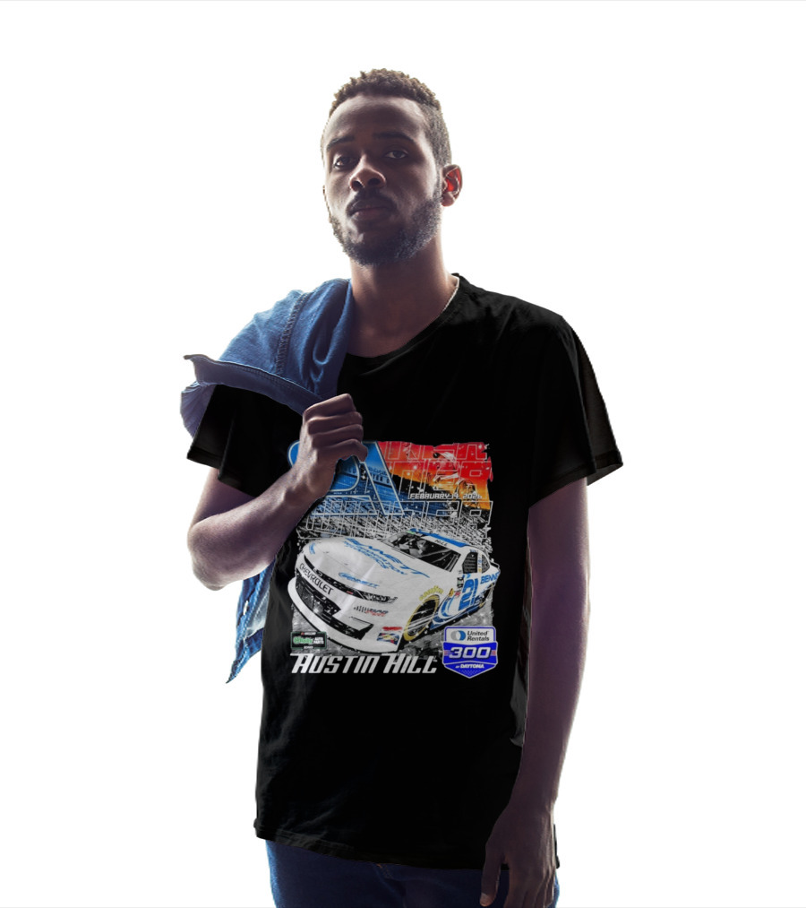 Austin Hill Richard Childress Racing February 2026 United Rentals 300 Daytona Race Winner Chevrolet 21 T-Shirt