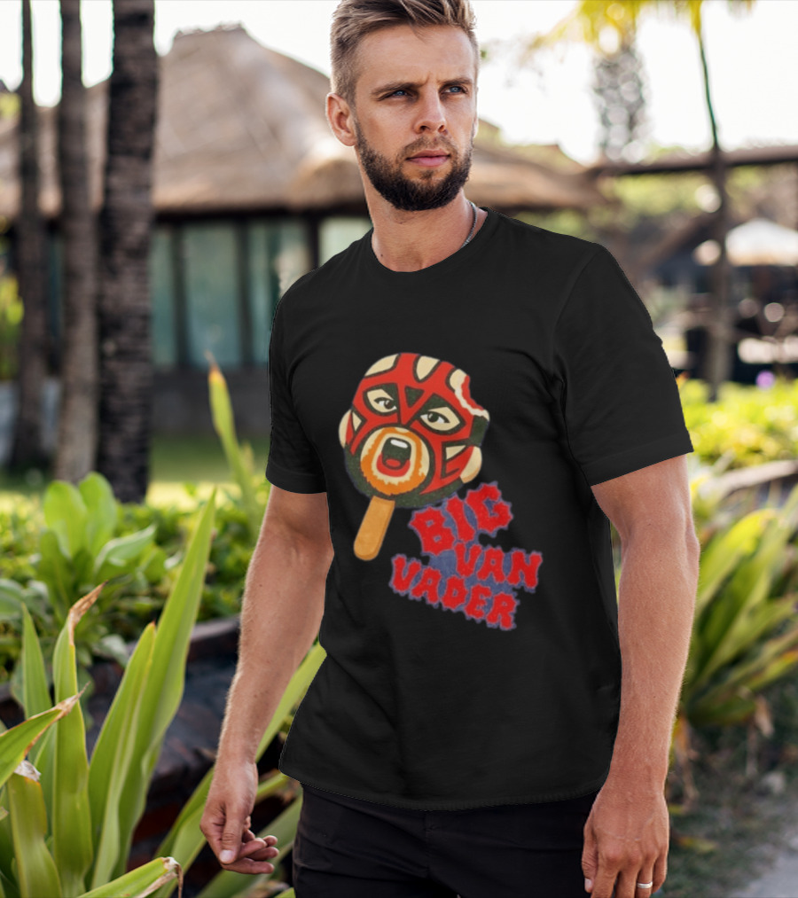 Big Van Vader Popsicle Wrestling WWE WCW Classic Style Retro Trend T-Shirt