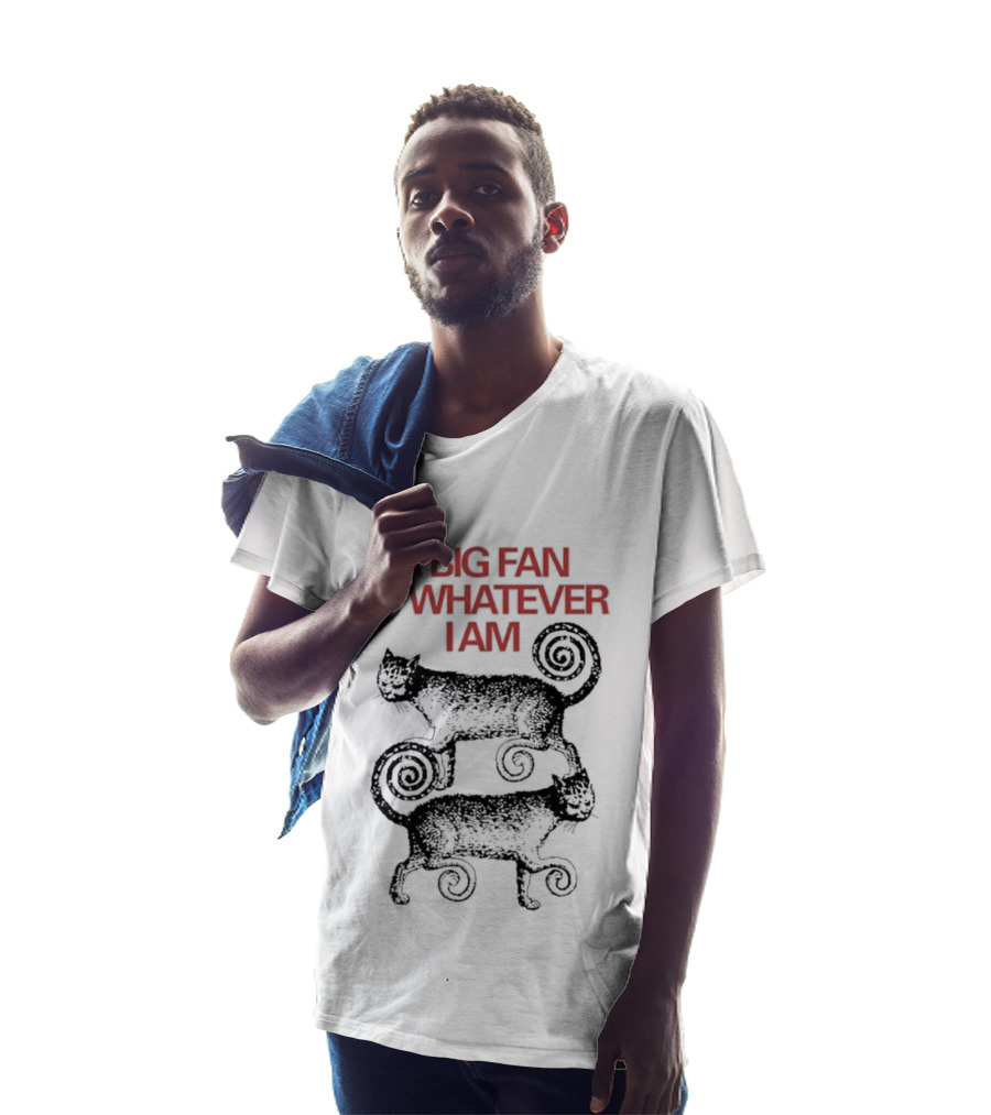 A Big Fan Of Whatever I Am Spiral Cats T-Shirt
