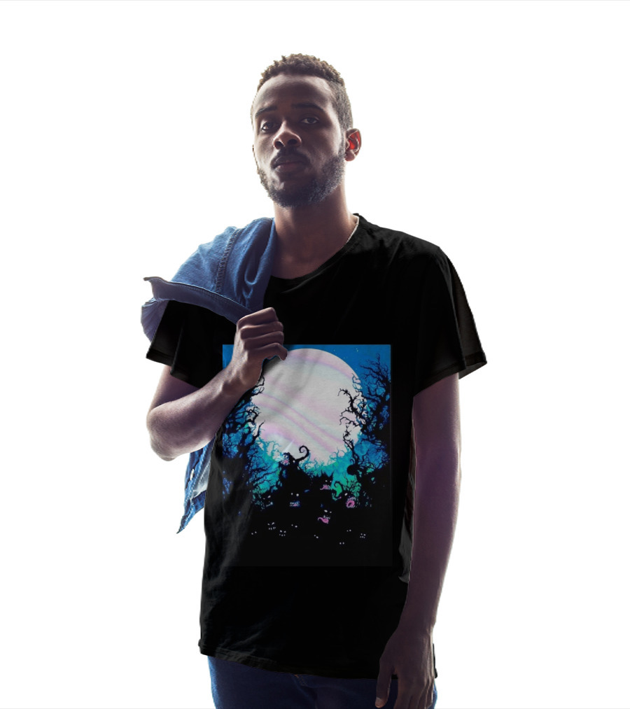 Gallows Orchestra Of Wolves Collection Full Moon Enchanted Forest Creatures T-Shirt