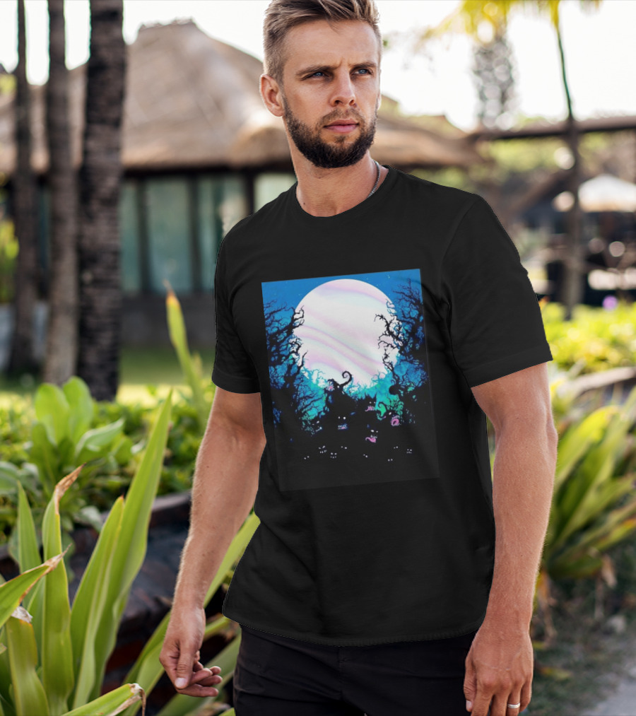 Gallows Orchestra Of Wolves Collection Full Moon Enchanted Forest Creatures T-Shirt