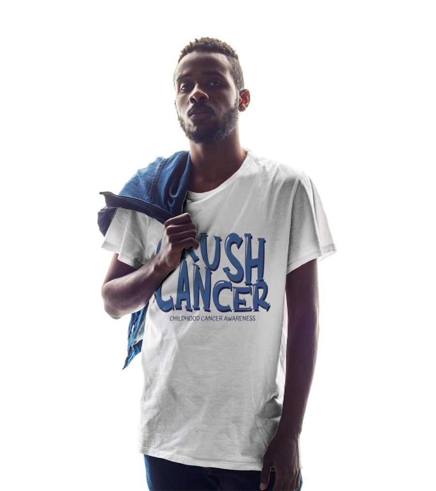 Crush Cancer Childhood Cancer Awareness T-Shirt
